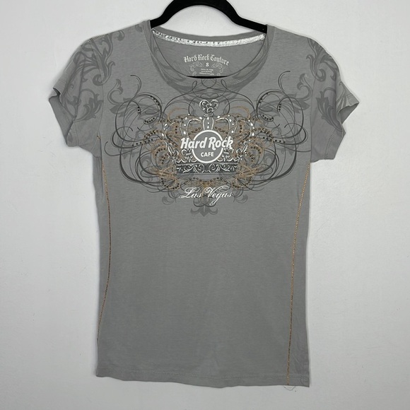 Hard Rock Cafe Las Vegas embellished baby tee - Picture 1 of 7